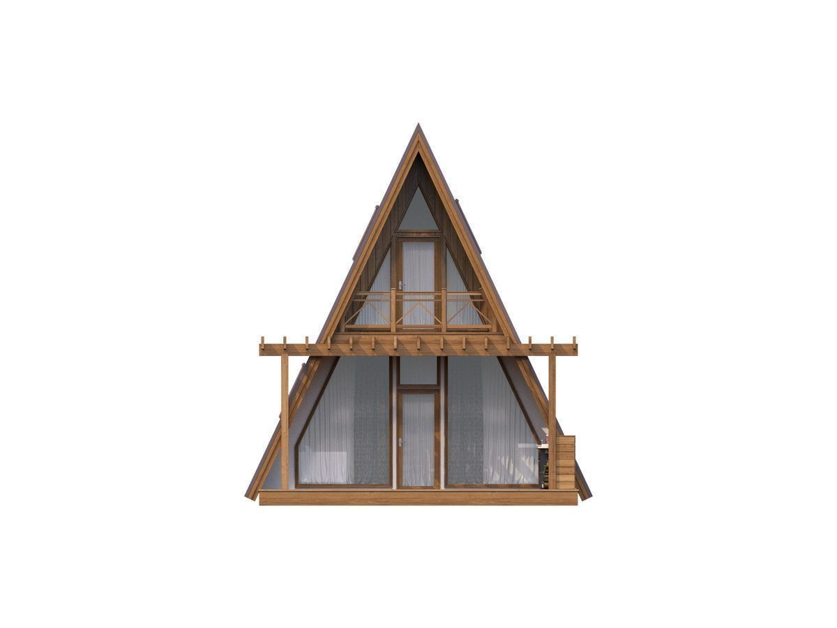Баня в стиле A-frame Сеньо