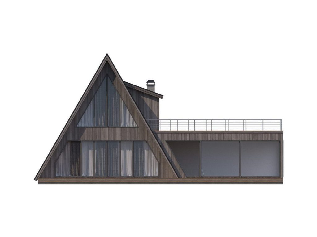 Баня в стиле A-frame Монта