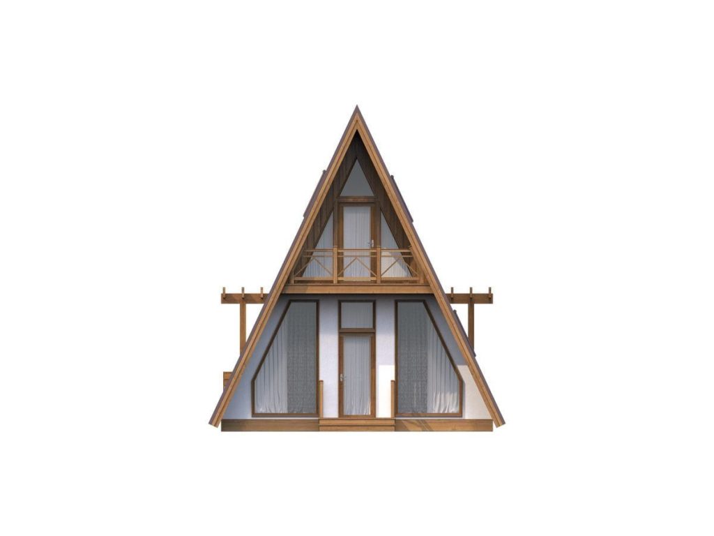 Баня в стиле A-frame Сеньо