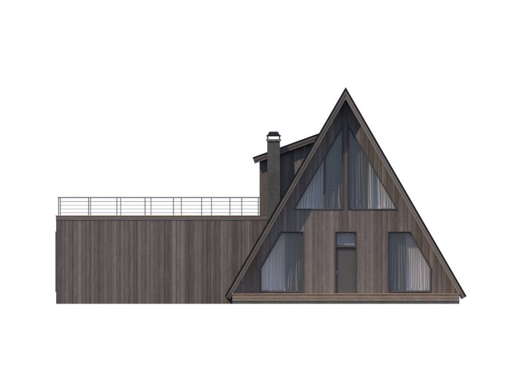 Баня в стиле A-frame Монта