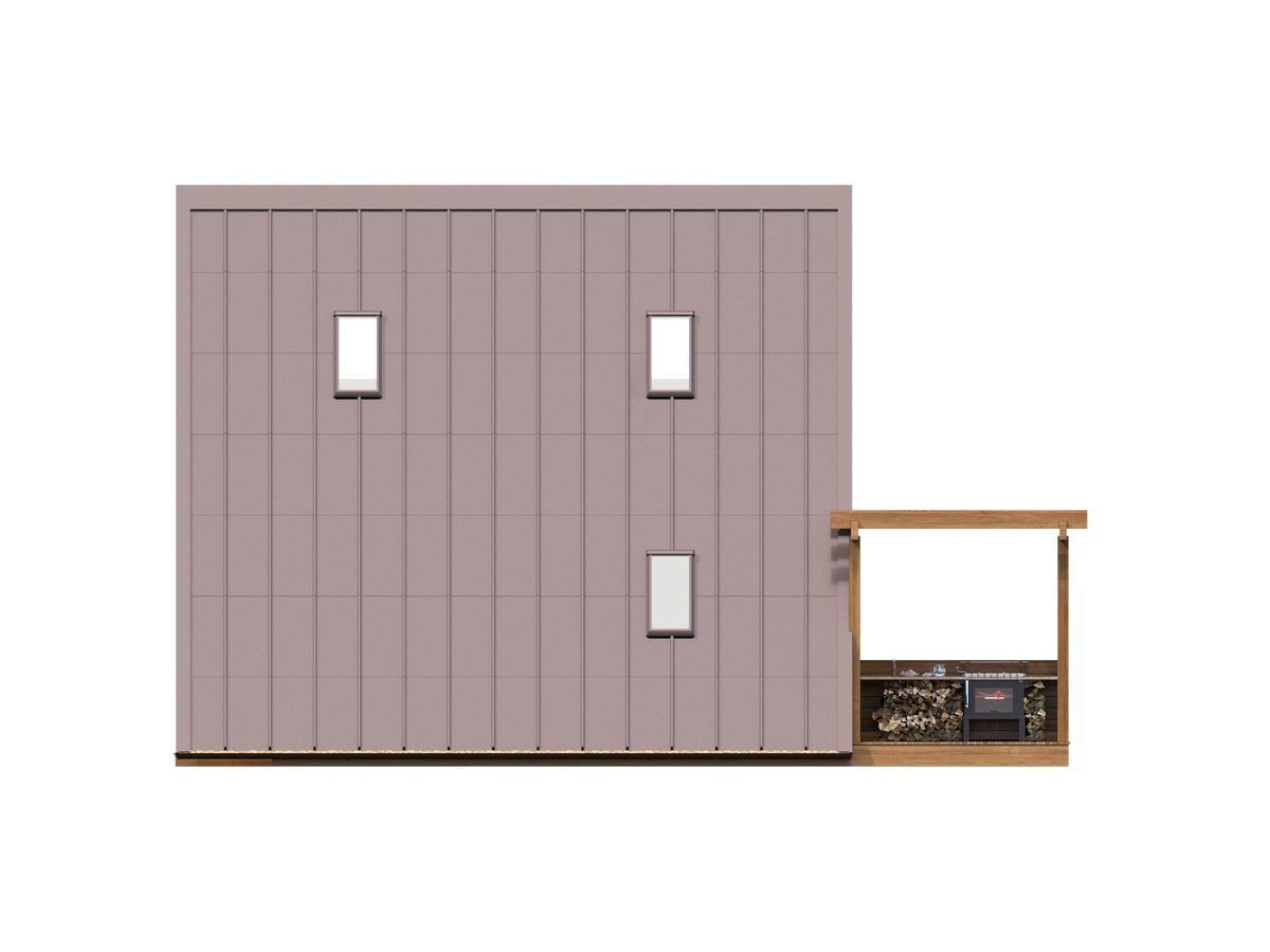 Баня в стиле A-frame Сеньо