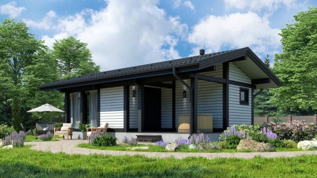 Фахверковая баня Онге