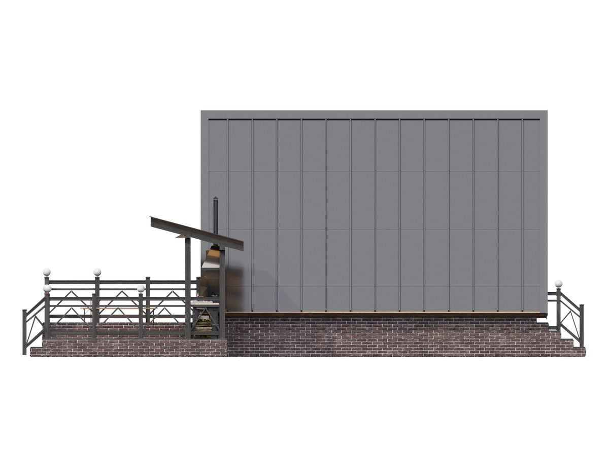 Баня в стиле A-frame Стелла