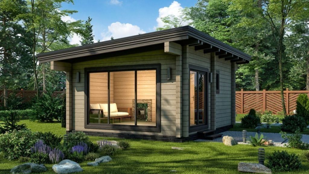 Финская баня из бруса Асколи