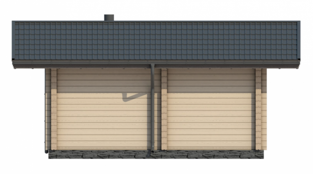 Финская баня из бруса Бостон