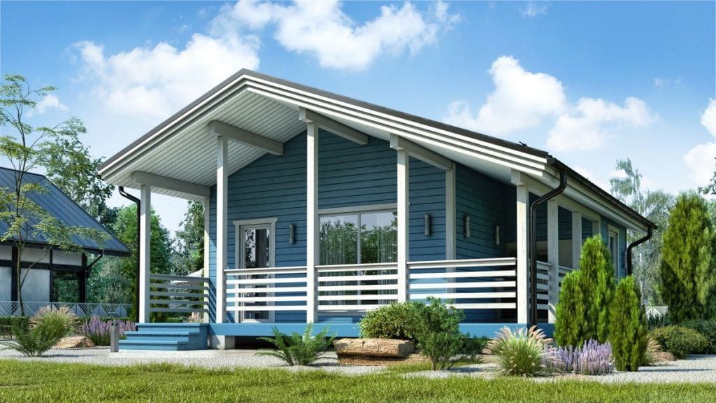 Финская баня из бруса Рейн