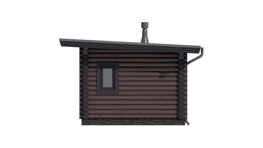 Баня из бревна Ротенбург