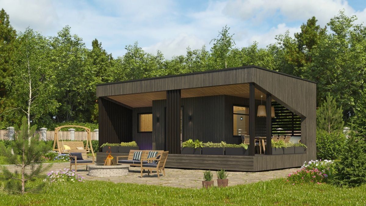 Каркасная баня 9 на 6 Сингапур