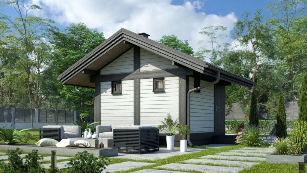 Баня под ключ 4 на 4 Бонн