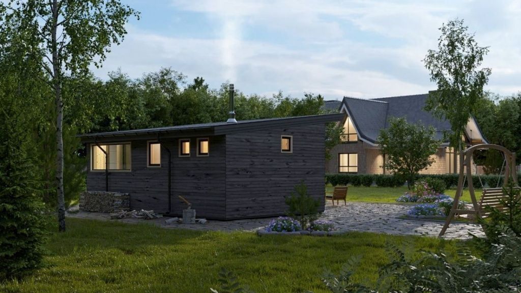 Финская баня Менен