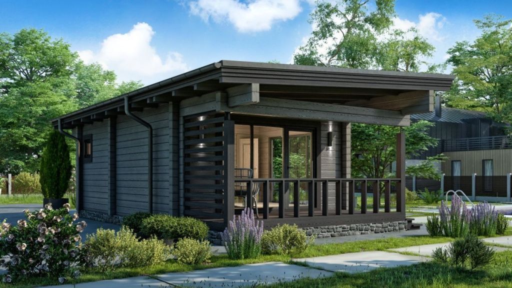 Финская баня из бруса Форино