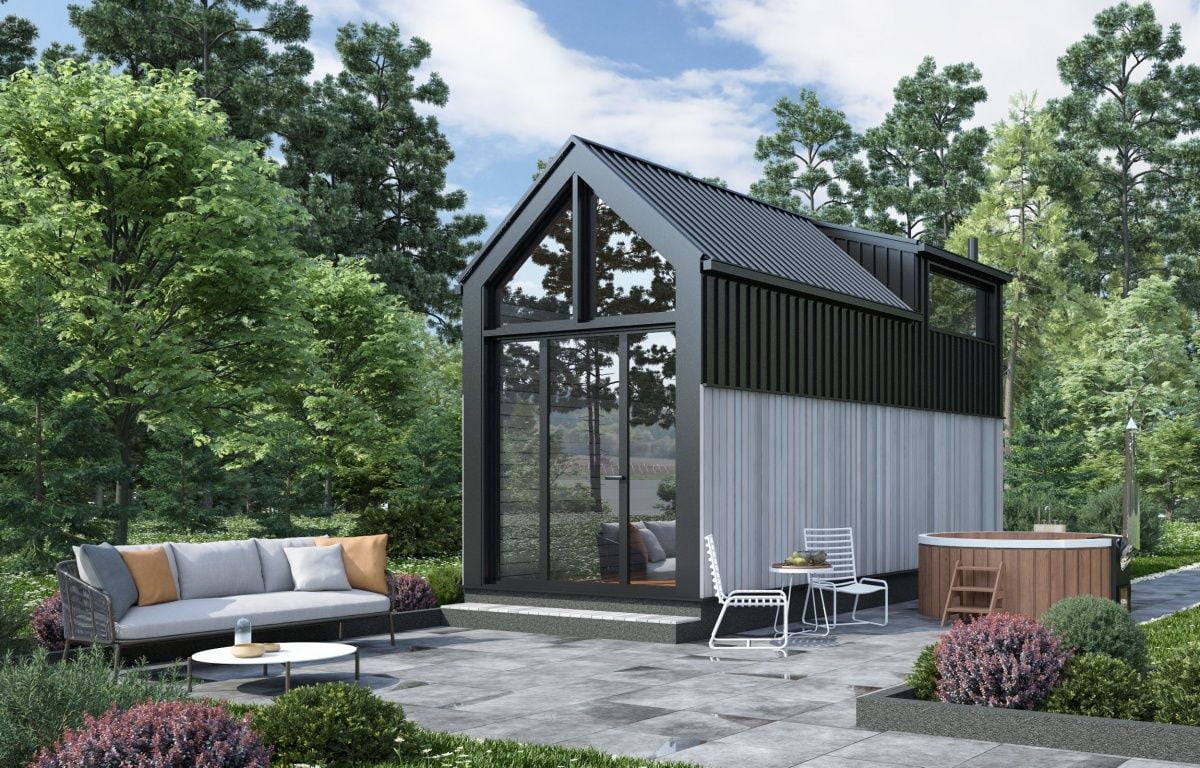 Модульная баня Panorama Combo (7х2,4)