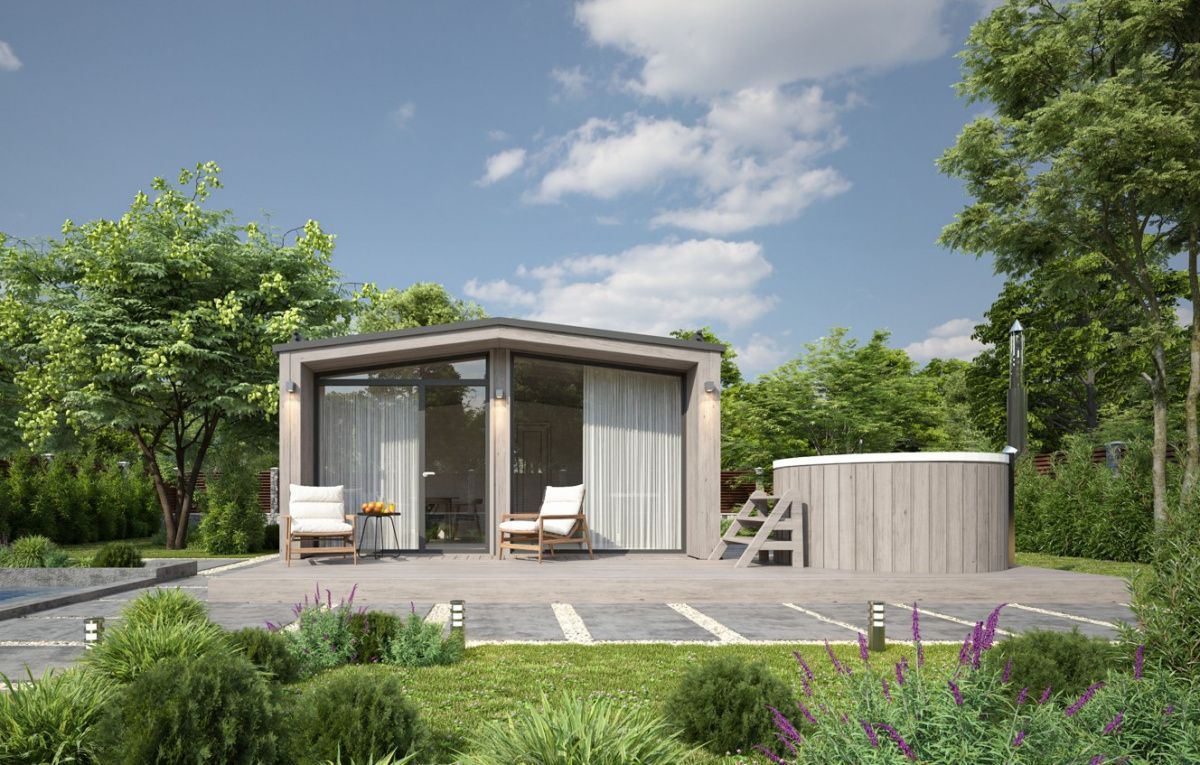 Модульная баня 5 на 7 Даллас