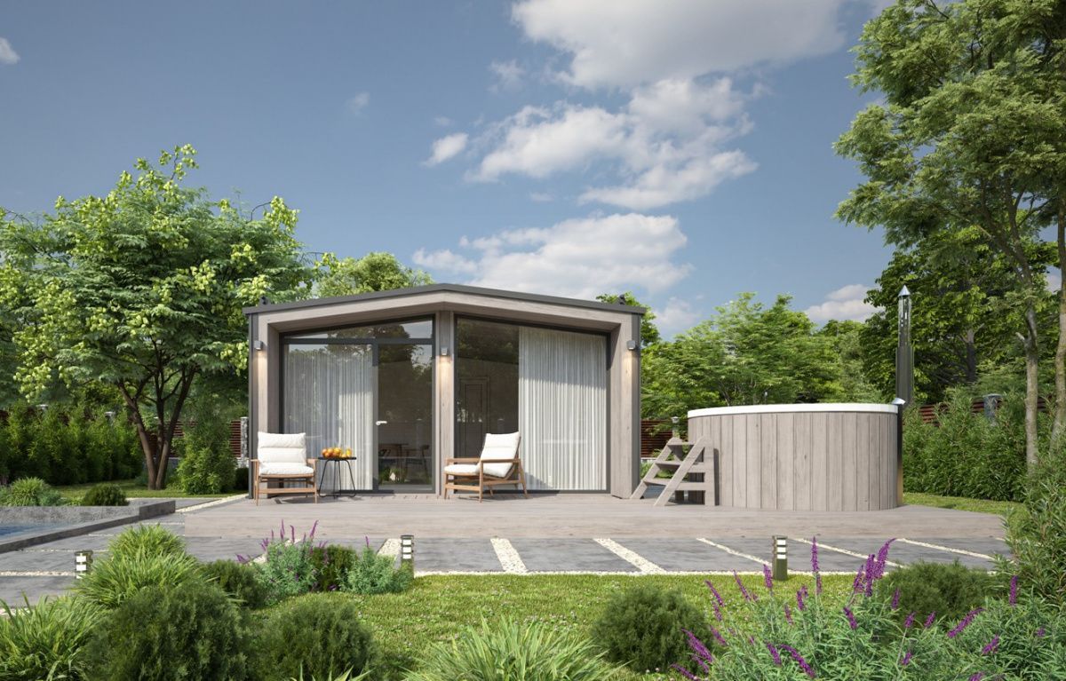 Модульная баня 5 на 8 Даллас