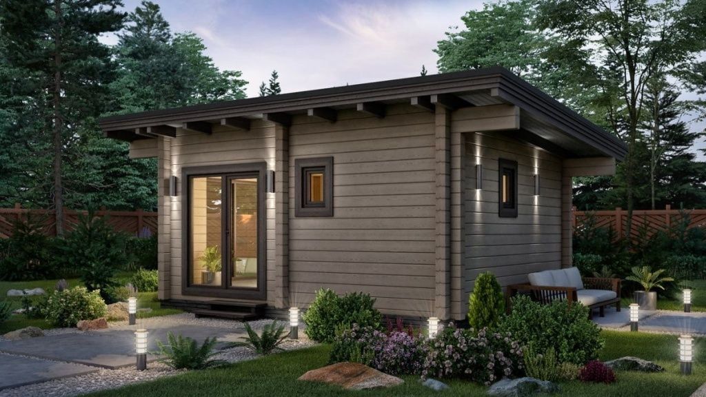 Каркасная баня 5 на 6 Асколи