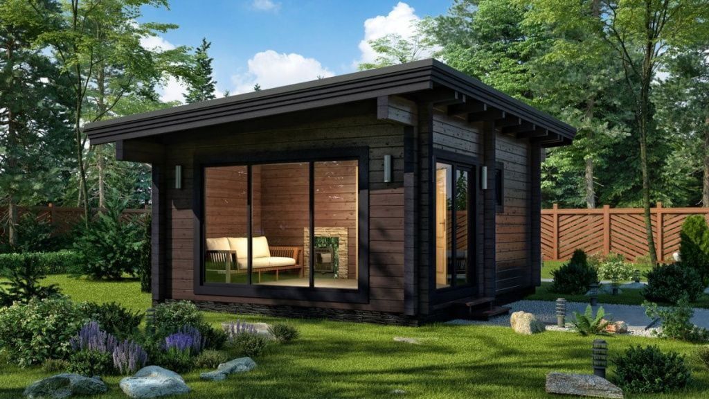 Баня из бруса 5 на 6 Асколи