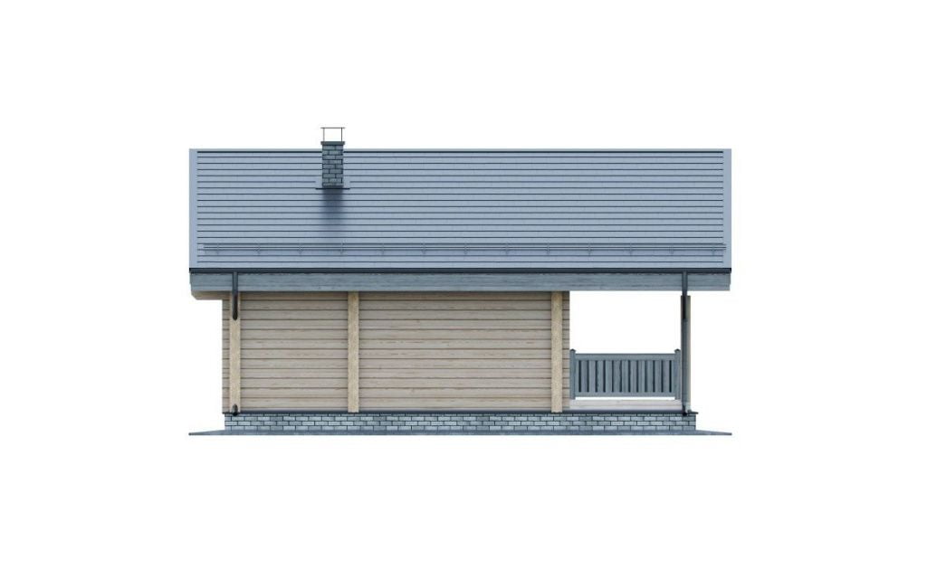 Баня из клееного бруса Бари 9х11