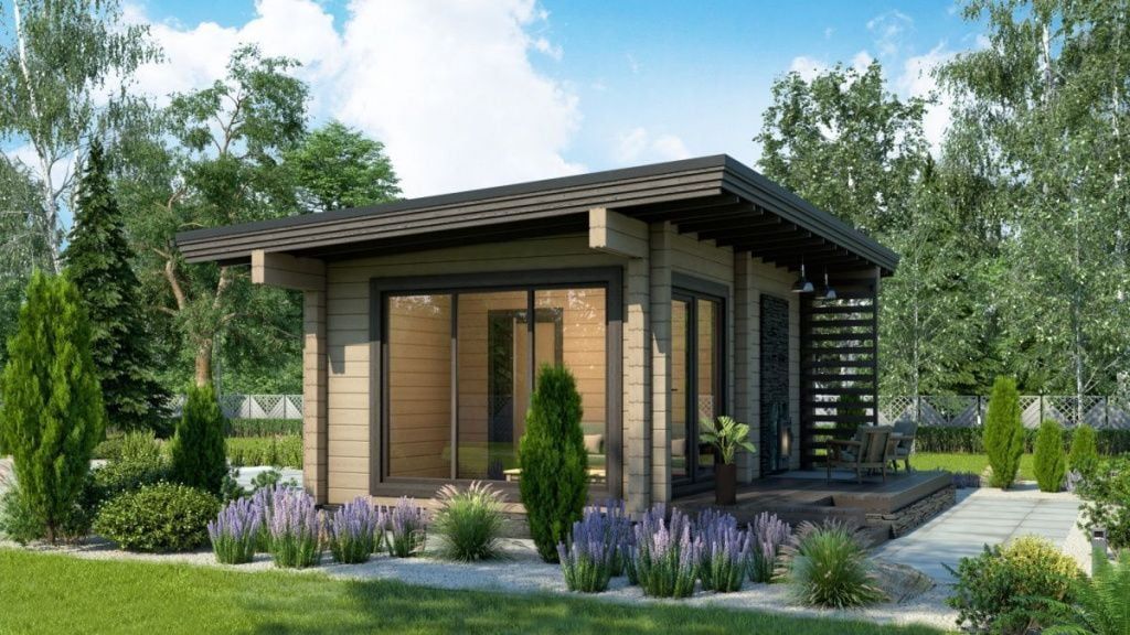 Баня из бруса 6 на 6 Больцано