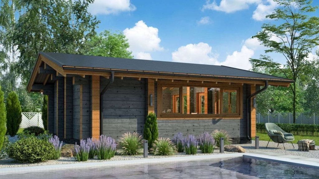 Баня из бруса 6 на 6 Кингстон