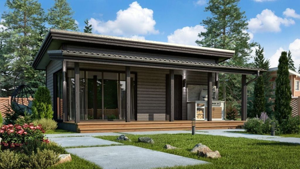 Баня под ключ 6 на 8 Лидс