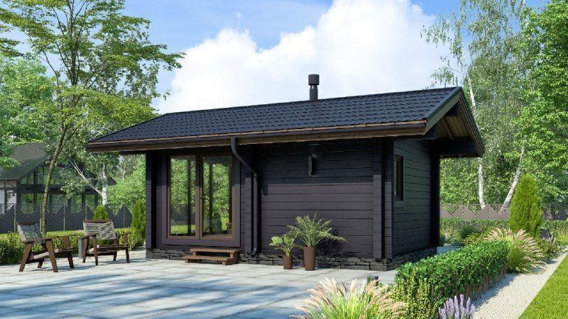 Каркасная баня 6 на 4 Портленд