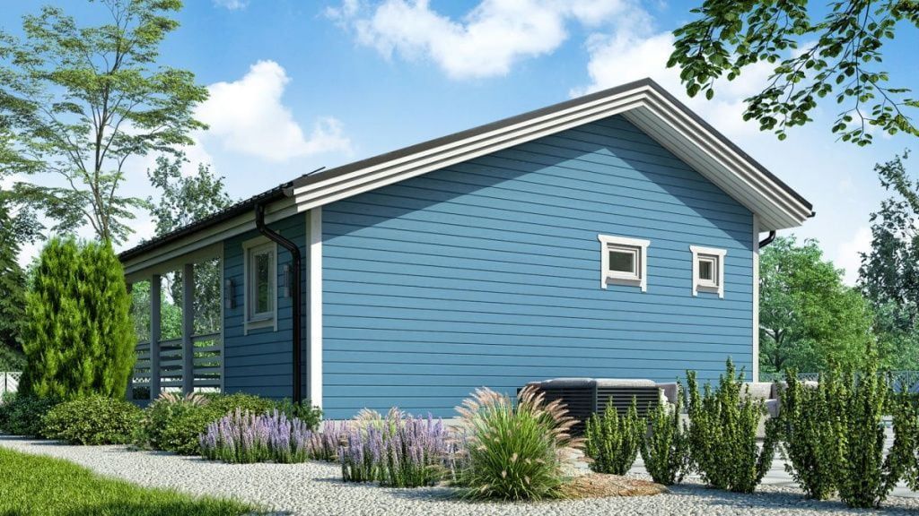 Финская баня из бруса Рейн