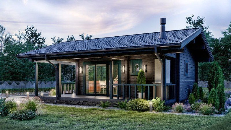 Каркасная баня 7 на 9 Рочестер