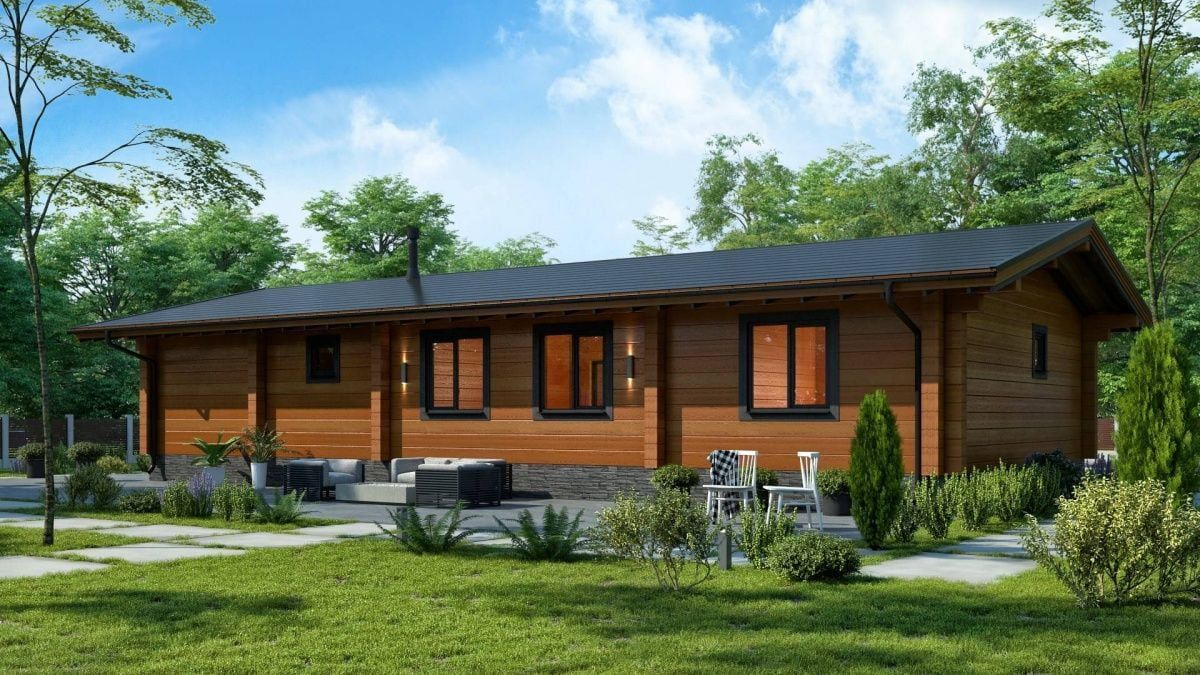 Финская баня из бруса Ванкувер