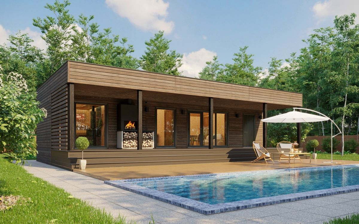 Каркасная баня 7 на 13 Бангкок