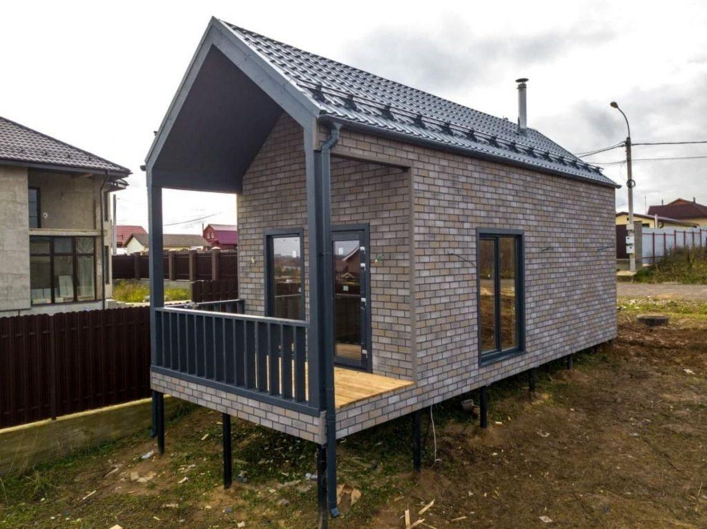 Барнхаус «Тироль», 4х10 - фото процесса строительства