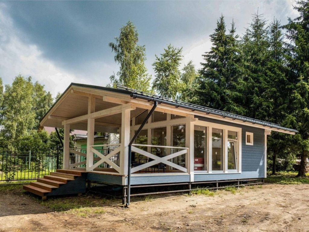 Фахверковая баня «Берлин» 5х9 - фото процесса строительства