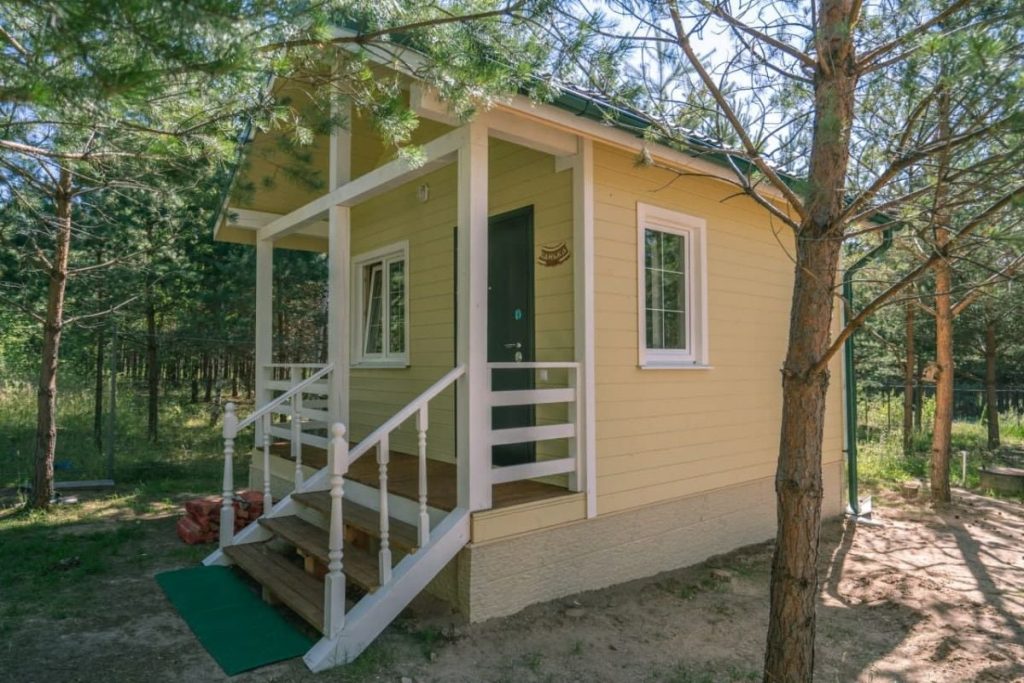 Финская баня «Франкфурт Small» 4х5 - фото процесса строительства