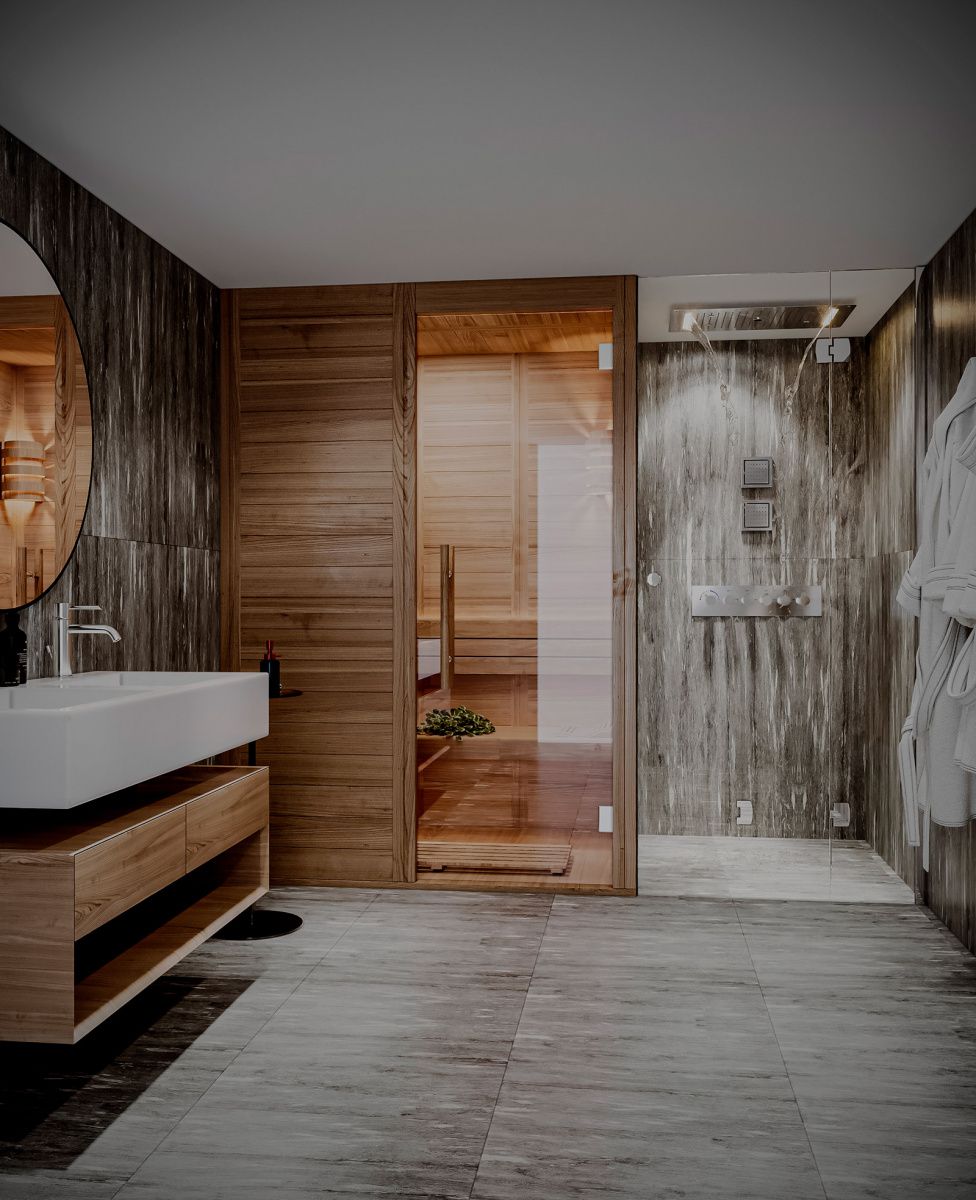 Готовая сауна из кедра (1500х1200)