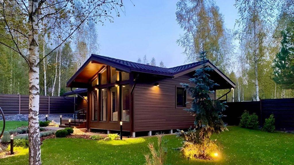 Финская баня «Ливорно» 13×8 - фото процесса строительства