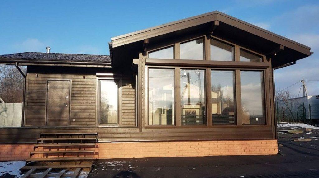 Дом-баня Ливорно - фото процесса строительства