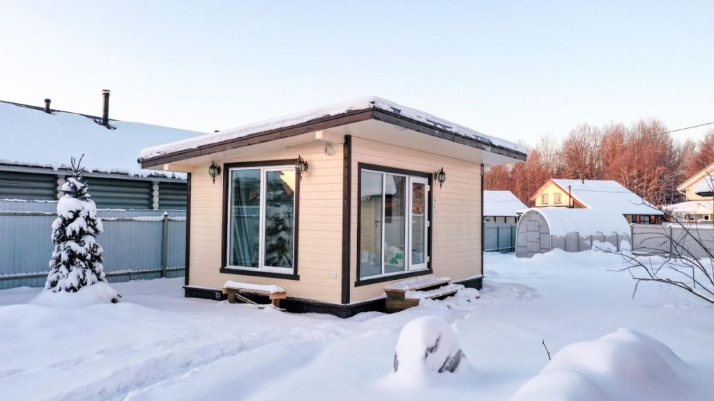 Финская баня «Эмполи» 6х4 - фото процесса строительства