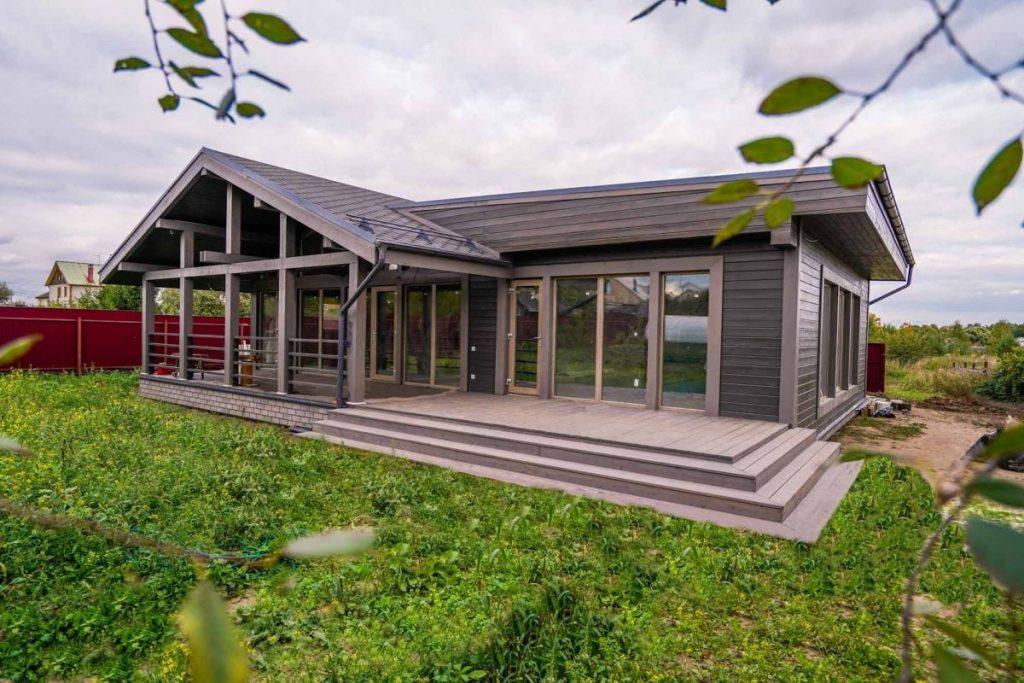 Фахверковая баня «Лютцен» 12х13,5 - фото процесса строительства