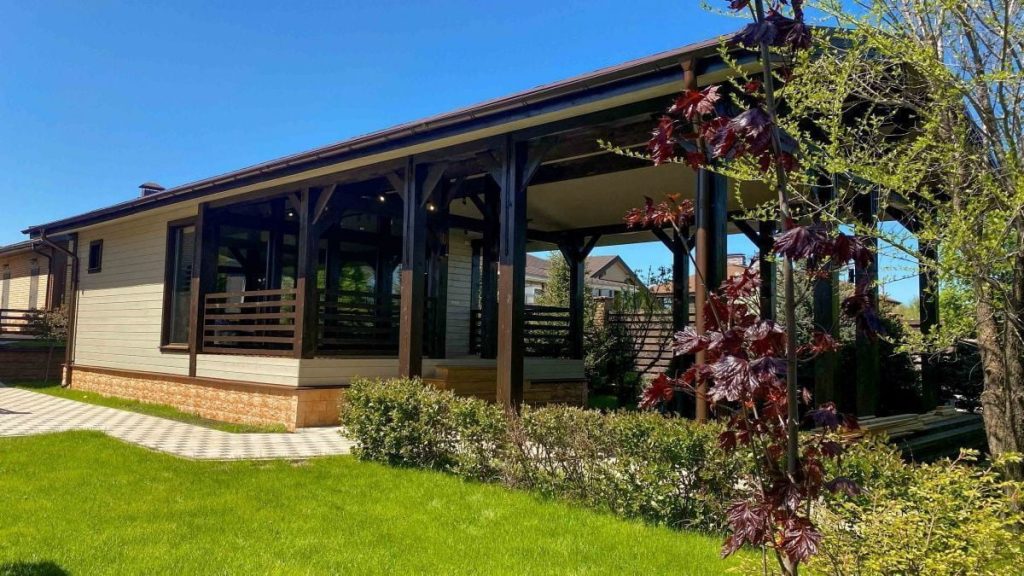 Фахверковая баня «Бремен» 9х6 - фото процесса строительства