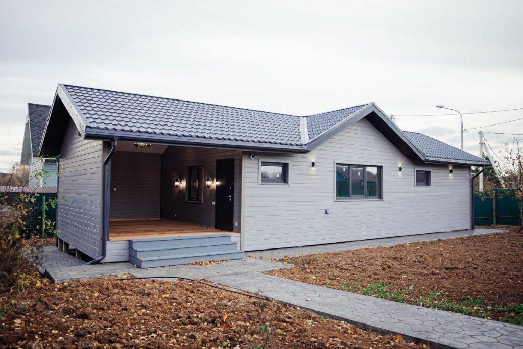 Финская баня «Мичиган» 16х6 - фото процесса строительства