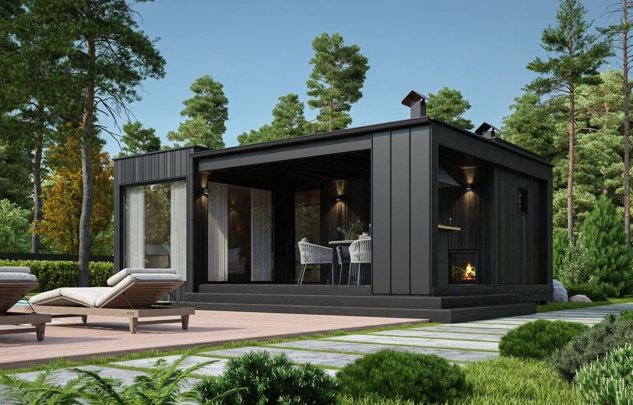 Модульная баня Lounge 01