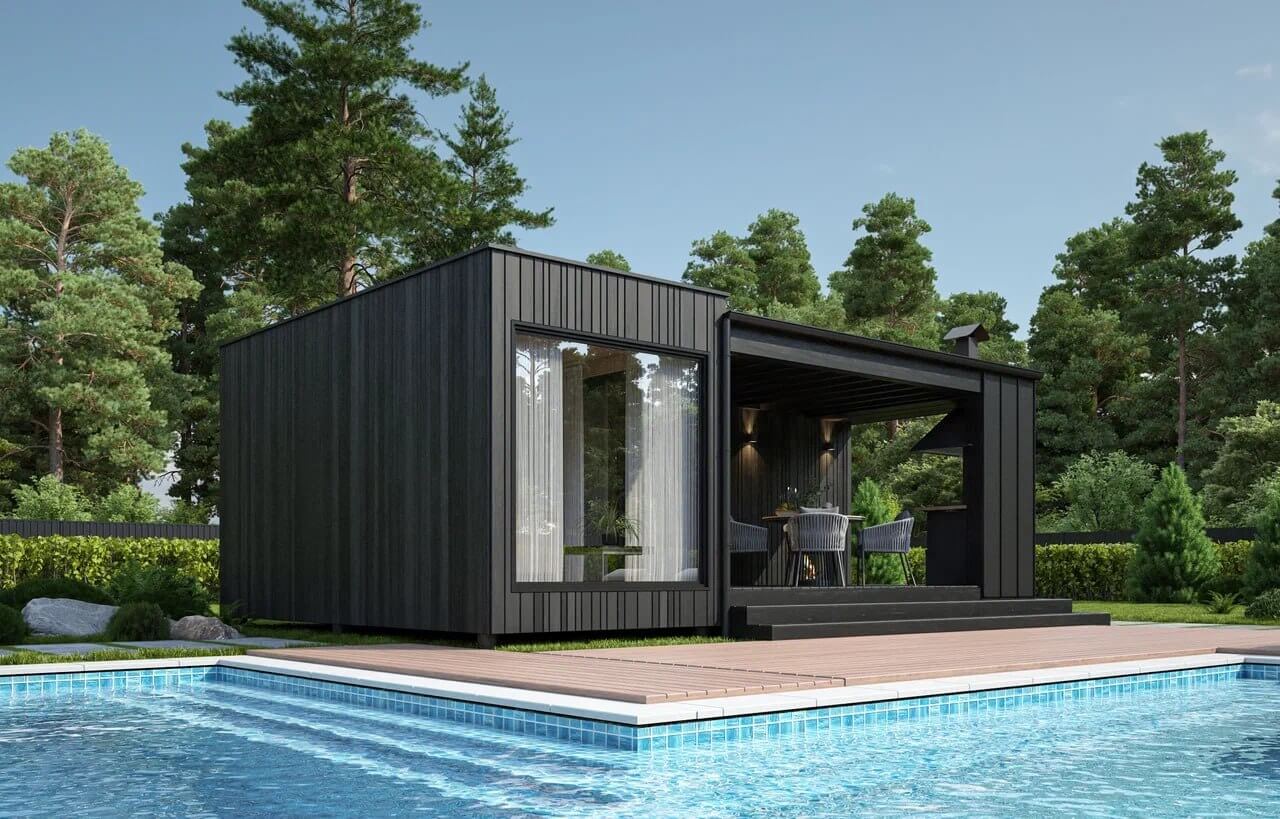 Модульная баня Lounge 01