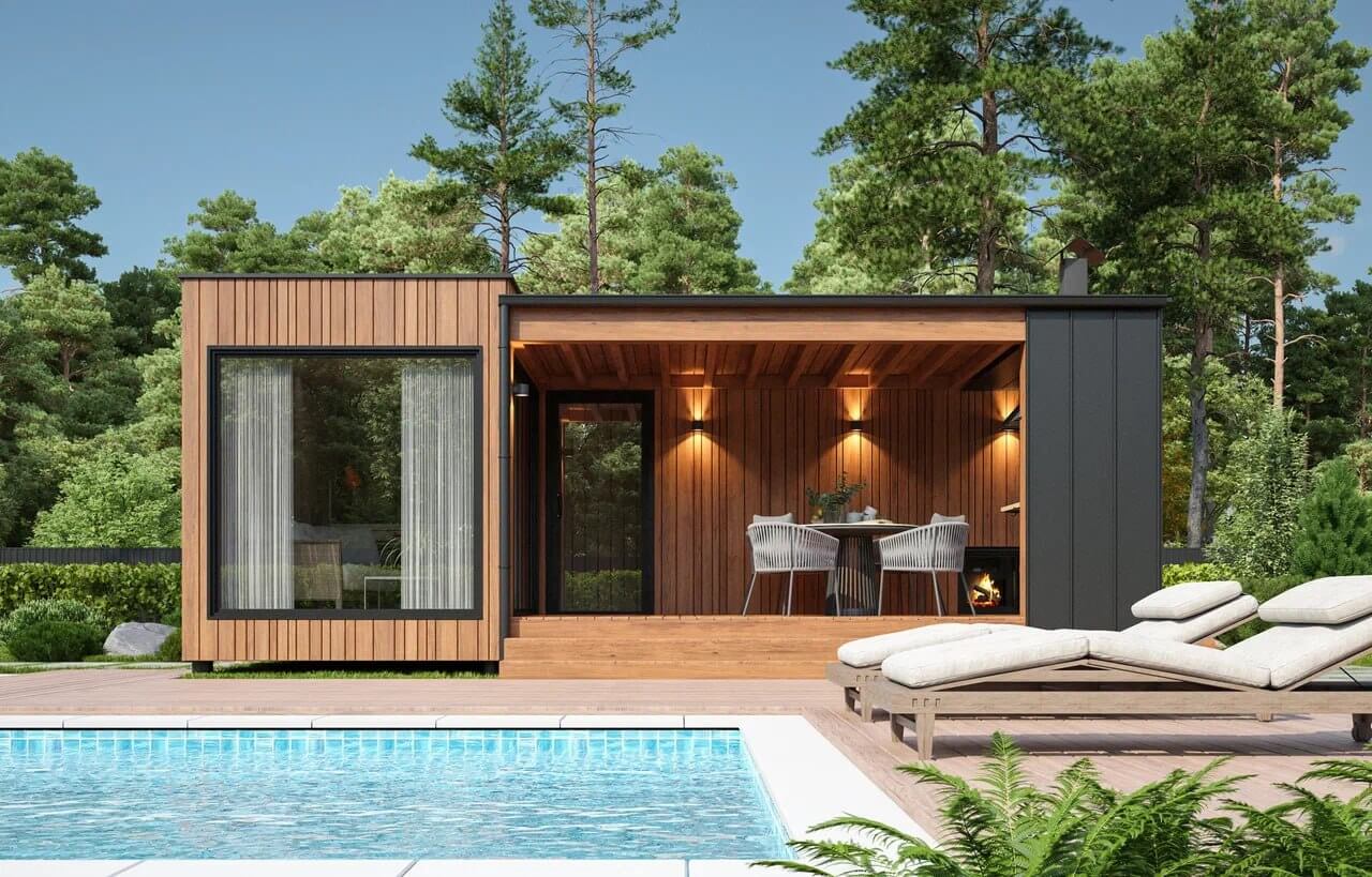 Модульная баня Lounge 02