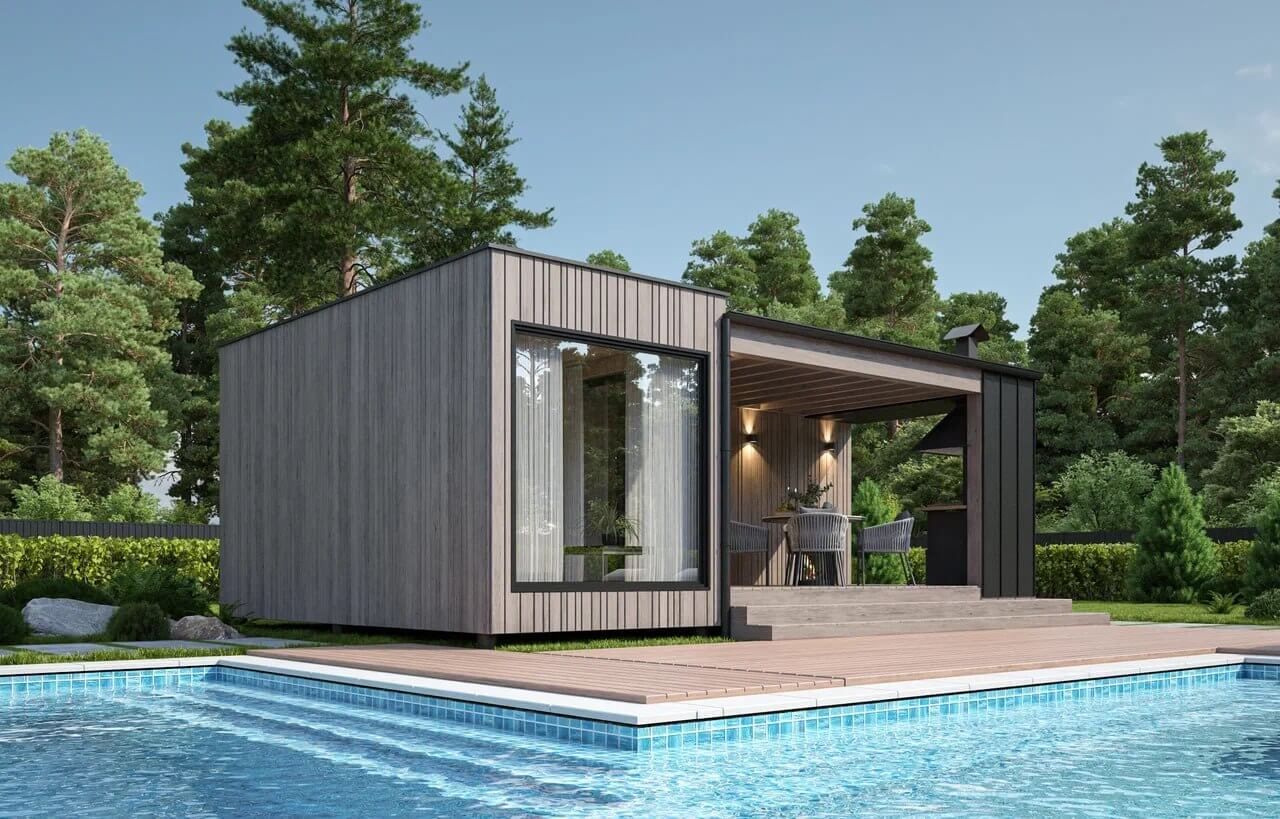 Модульная баня Lounge 03