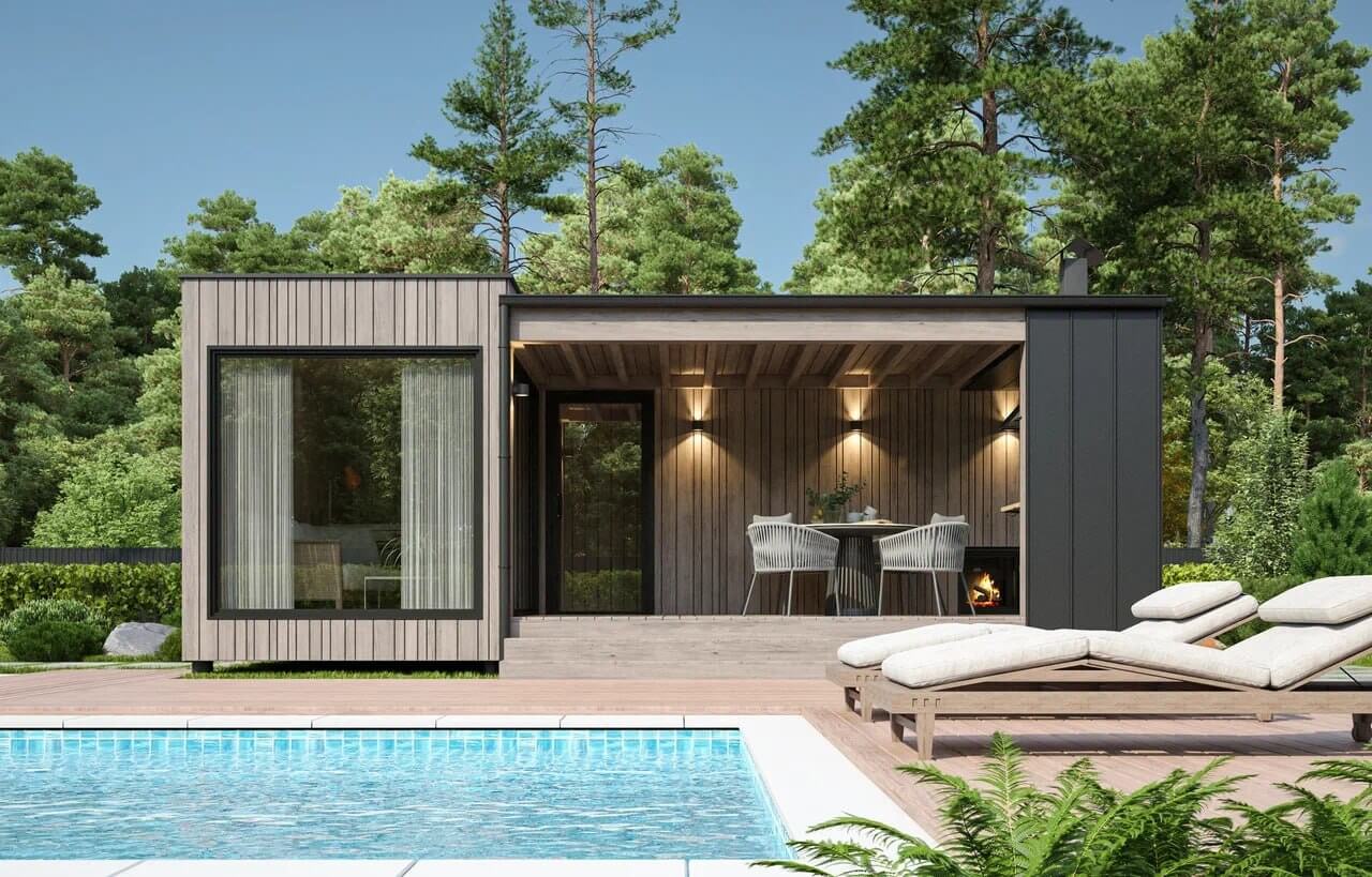 Модульная баня Lounge 03