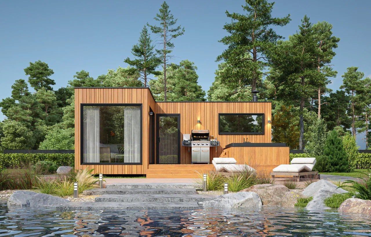 Модульная баня Scandi 02