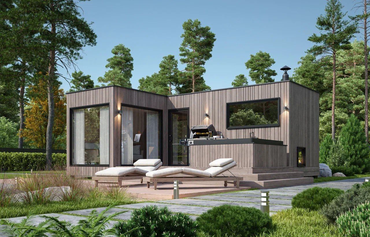 Модульная баня Scandi 01