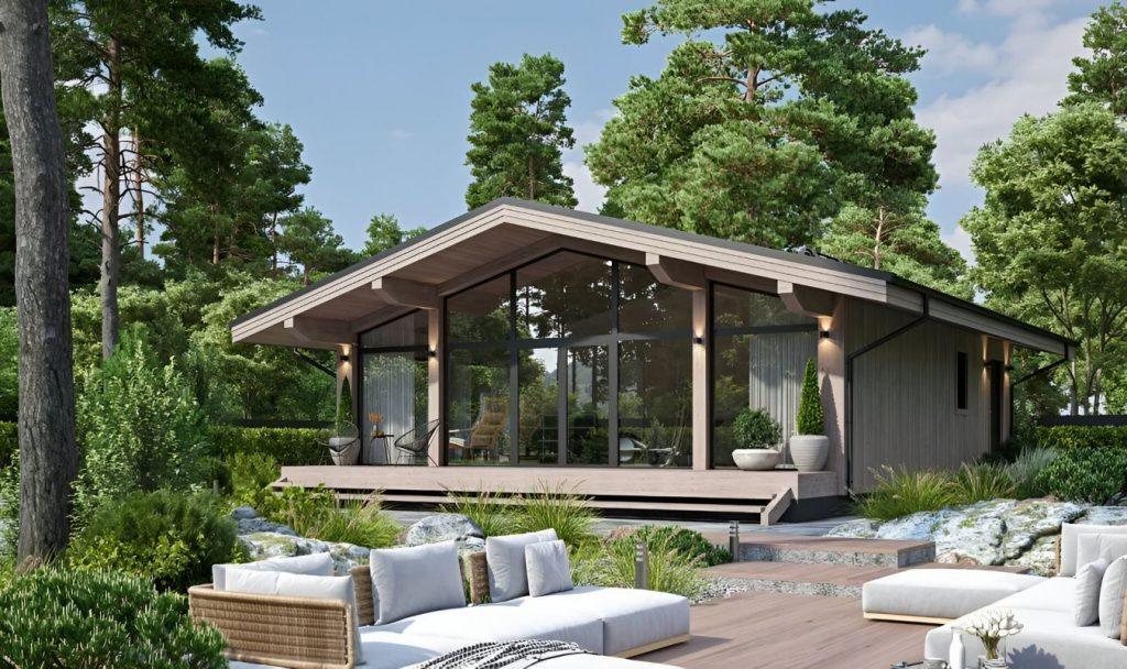 Каркасная баня Руан (11×9)