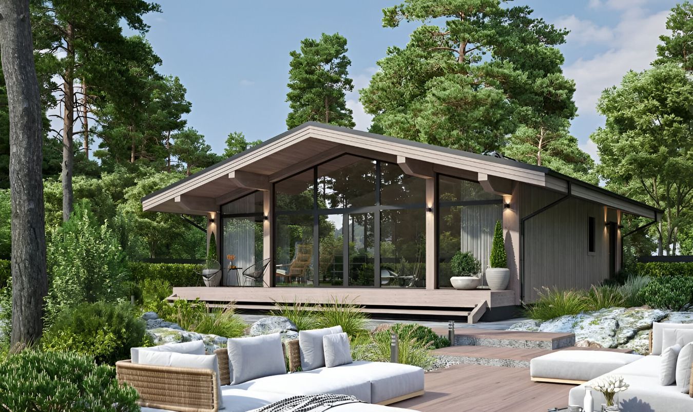 Каркасная баня Руан (11×9)