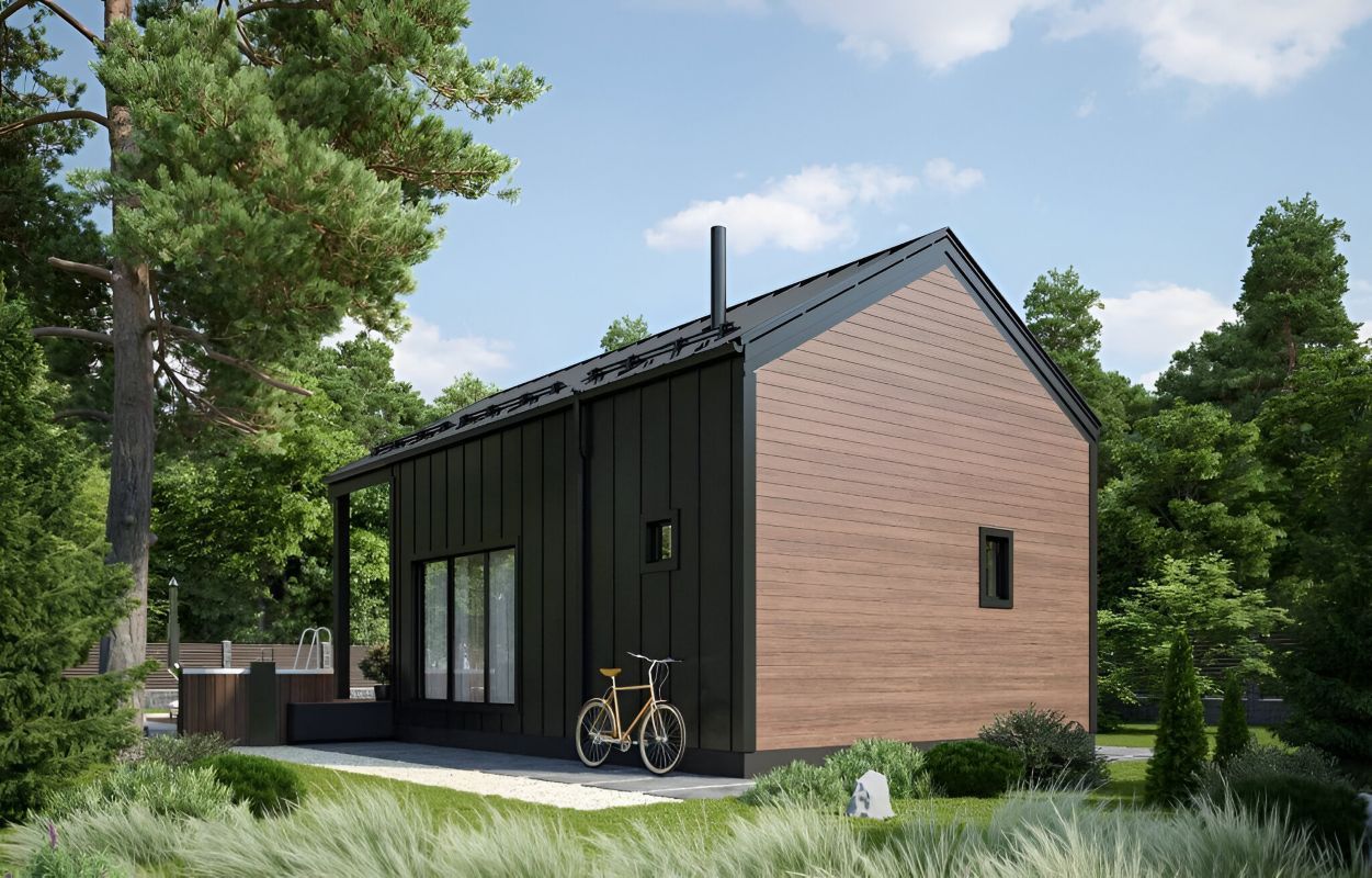 Каркасная баня Нант (10х8)