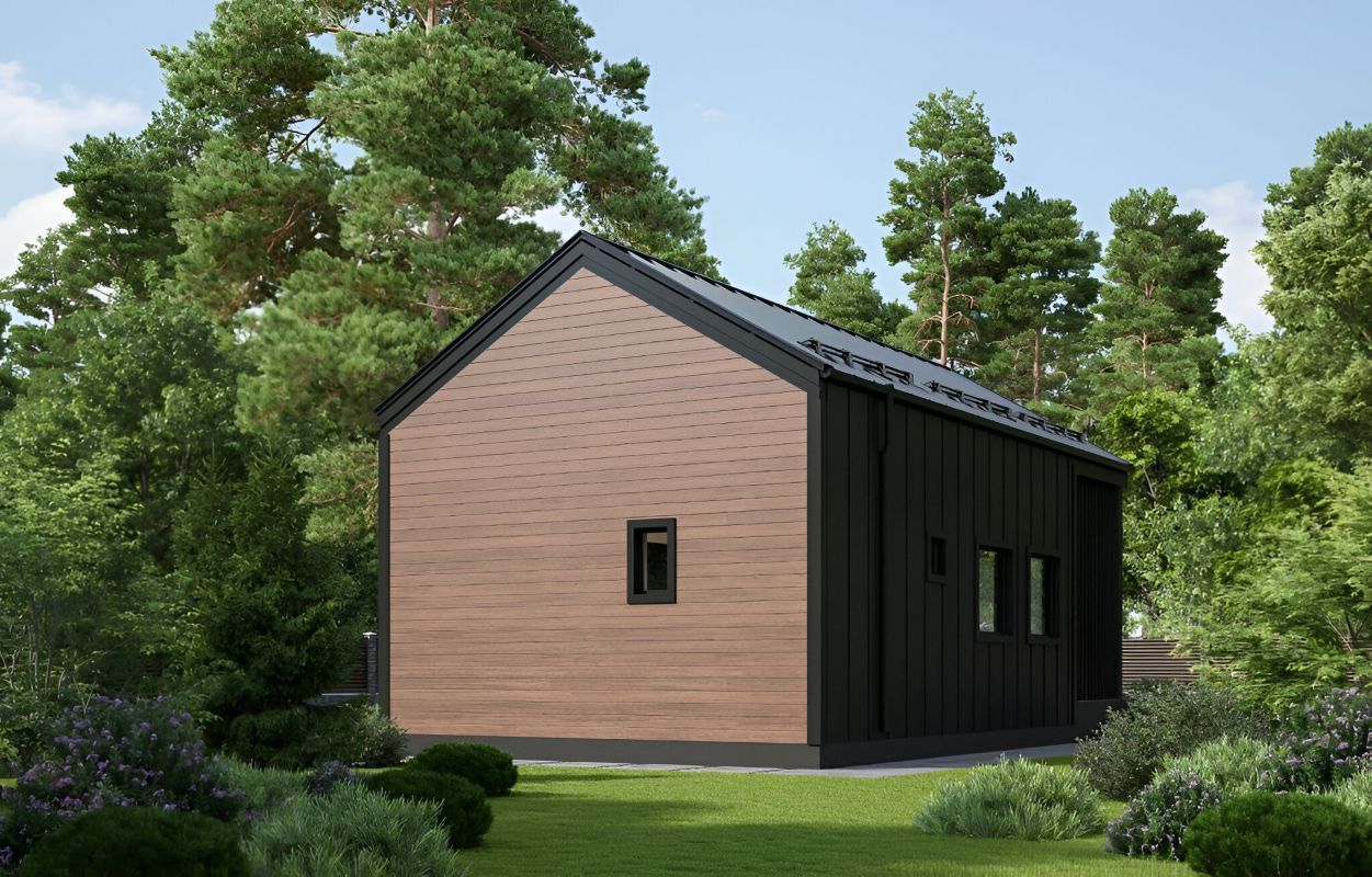 Каркасная баня Нант (10х8)